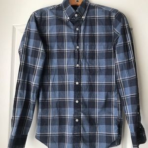 Xs J crew heather plaid shirt
